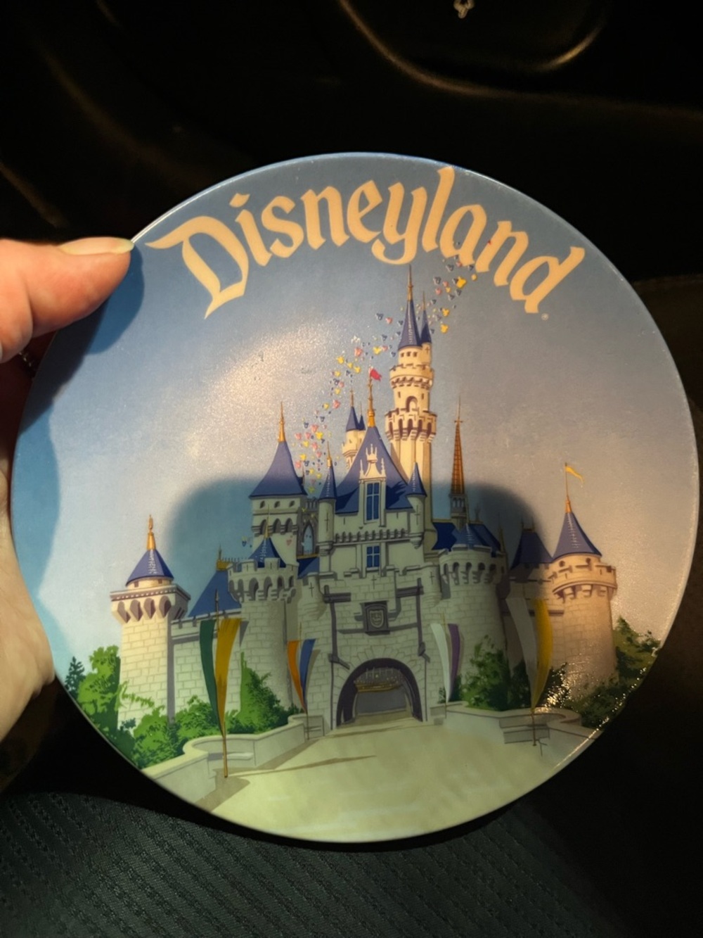 Disneyland Vintage Plate Tourist Souvenir Collector 6.5" Japan Walt Disney